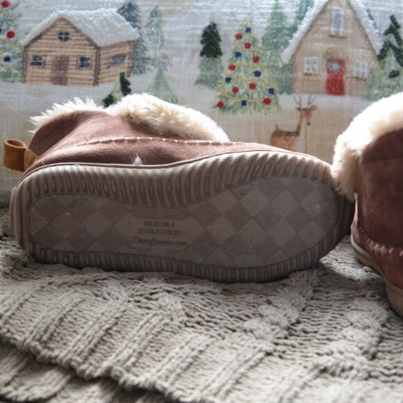 EUC Alpine by Dearfoams Mortiz Bootie Slipper Size 6 (Colour: Potting Soil) - Picture 7 of 10